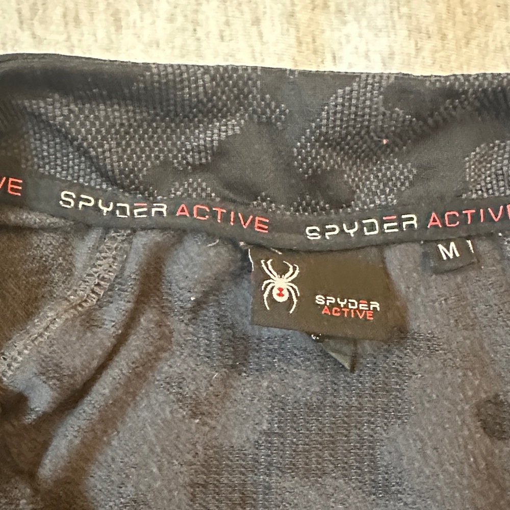 Spyder Active Black Performance Base Layer Top - image 2